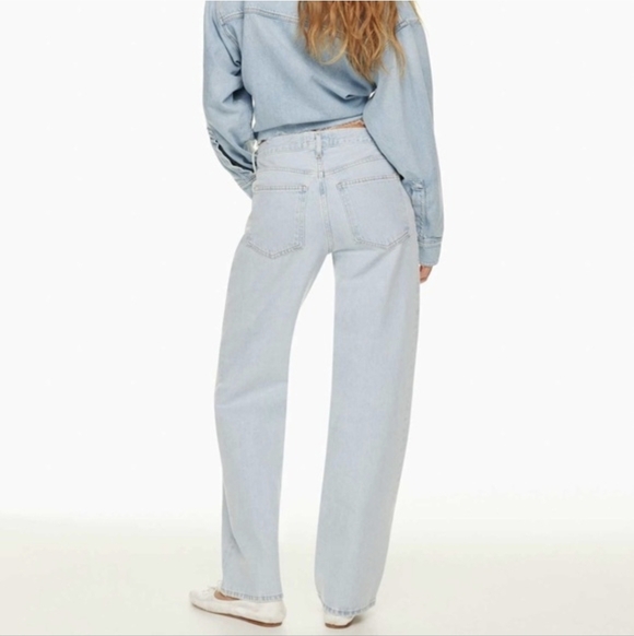 Agolde Fusion High Waist Wide Leg Jeans - Picture 13 of 14